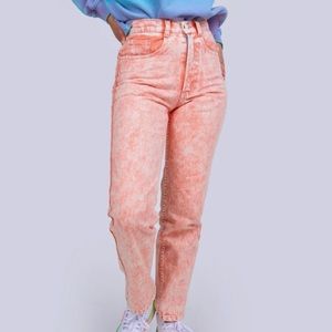 Mokuyobi Coral Acid Wash Jeans